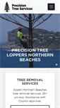 Mobile Screenshot of precisiontreeservices.com.au